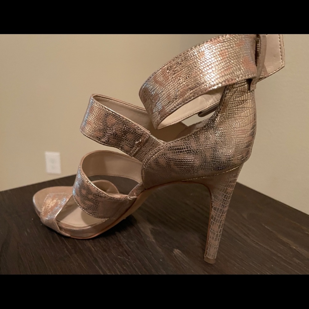 Vince Camuto Gold Platform Sandal